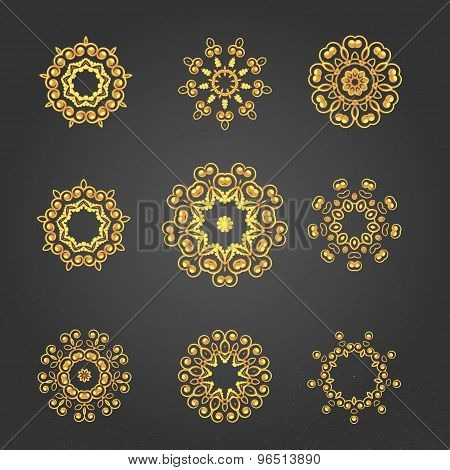 Swirl Patterns Set