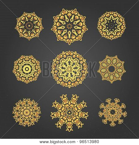 Swirl Patterns Set