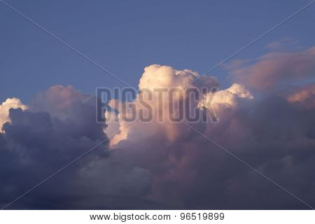 pink clouds