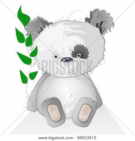 Bear with a branch