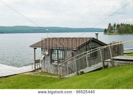 Fishermans Hut In Baddeck