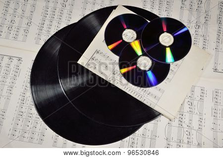 Dvd And Dusty Long Play Record