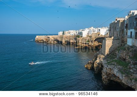Polignano A Mare, Scenic Town In Puglia, Southern Italy