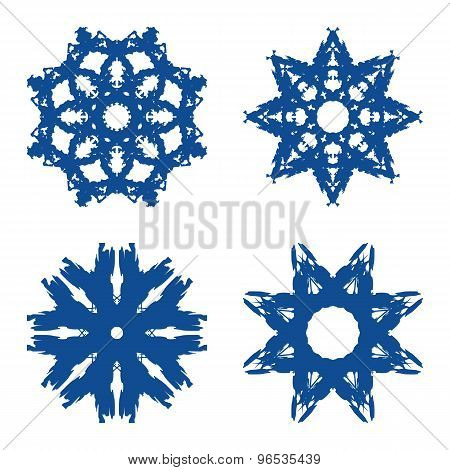 Snowflakes. Vector.