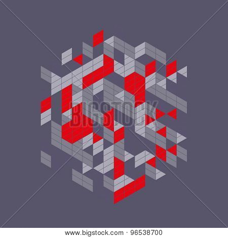 Abstract Vector Illustration. Can Be Used For Design And Presentation.