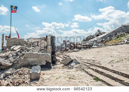 Memorial Complex On The Top Of The Saur-graves
