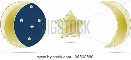 Golden Month And Stars