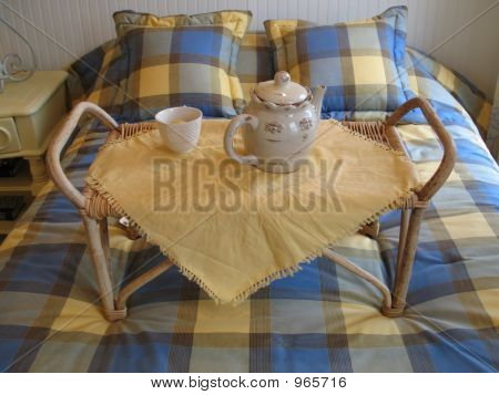 Plateau de service de chambre à coucher