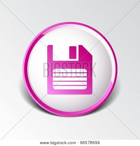 disk vector old icon floppy save record media sign