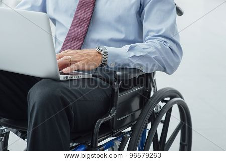 Businessman In Wheelchair