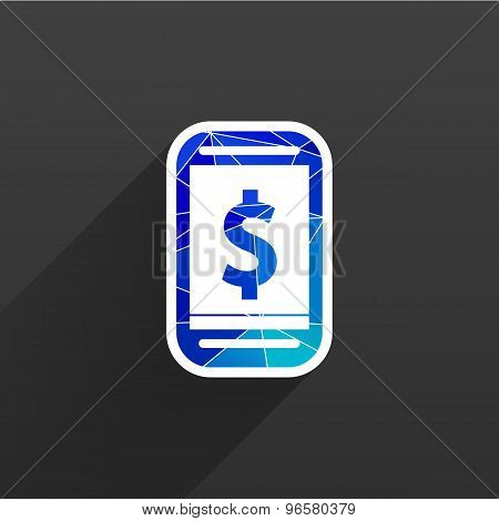 Phone tariff plan cost icon money spending financial cash
