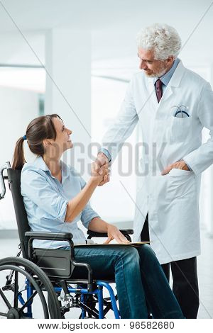 Doctor Meeting His New Patient