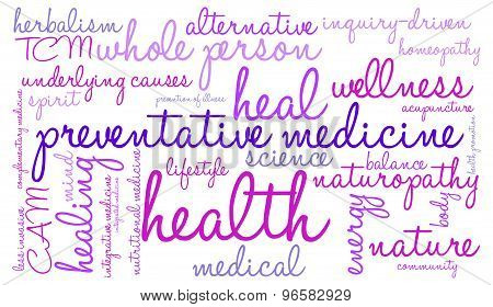 Preventative Medicine Word Cloud