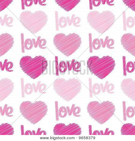 Láska & srdce Klikyháky bezproblémové dlaždice