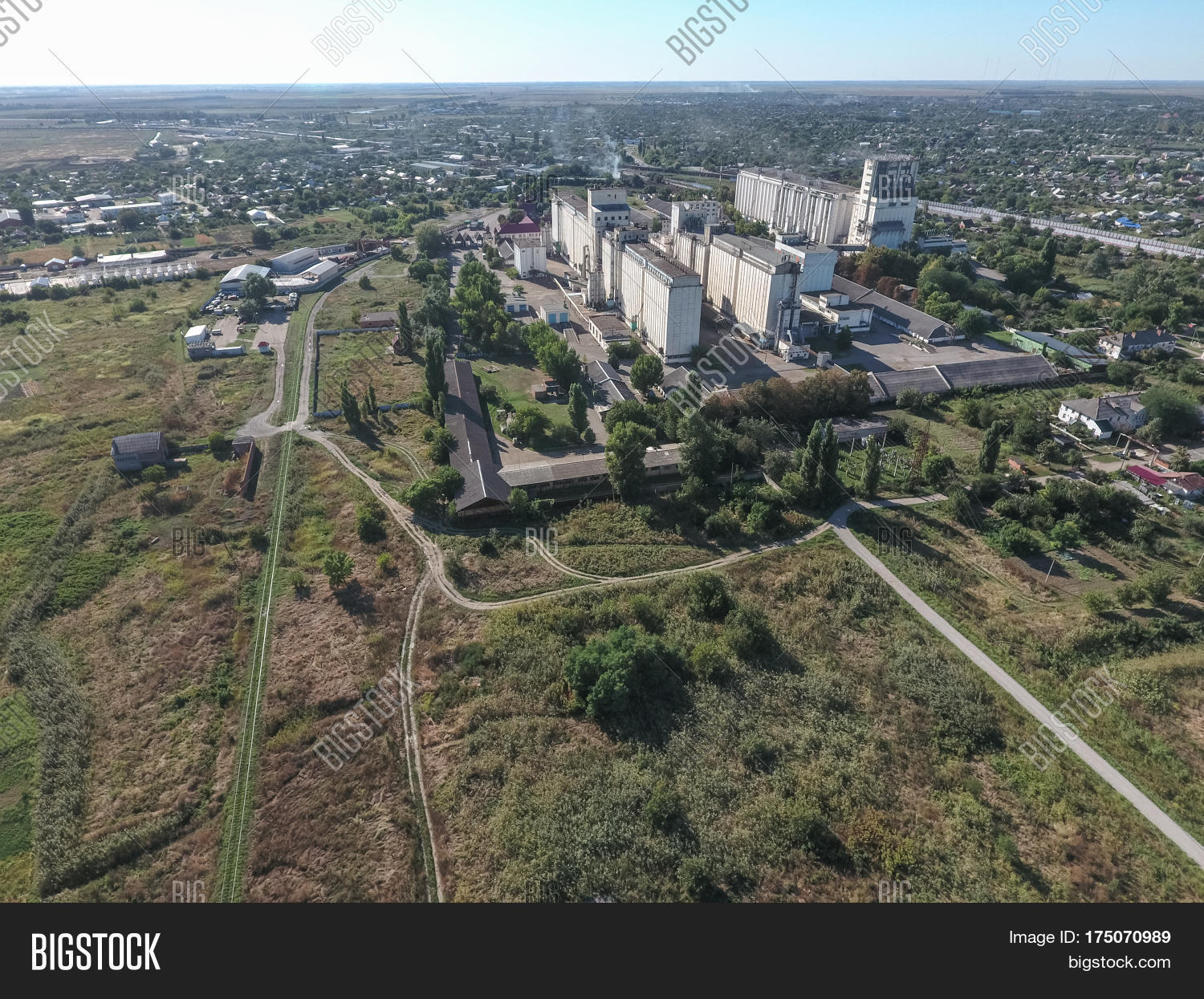 Top View Silo Elevator Image & Photo (Free Trial) Bigstock