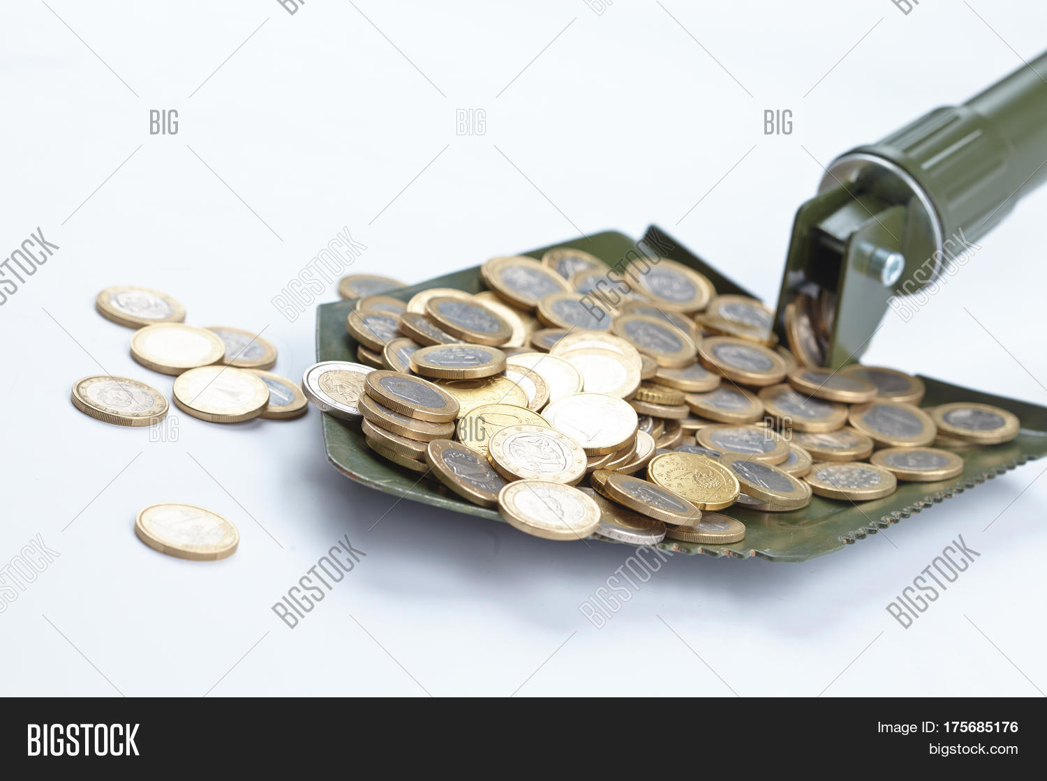 Shovel Money Image & Photo (Free Trial) Bigstock