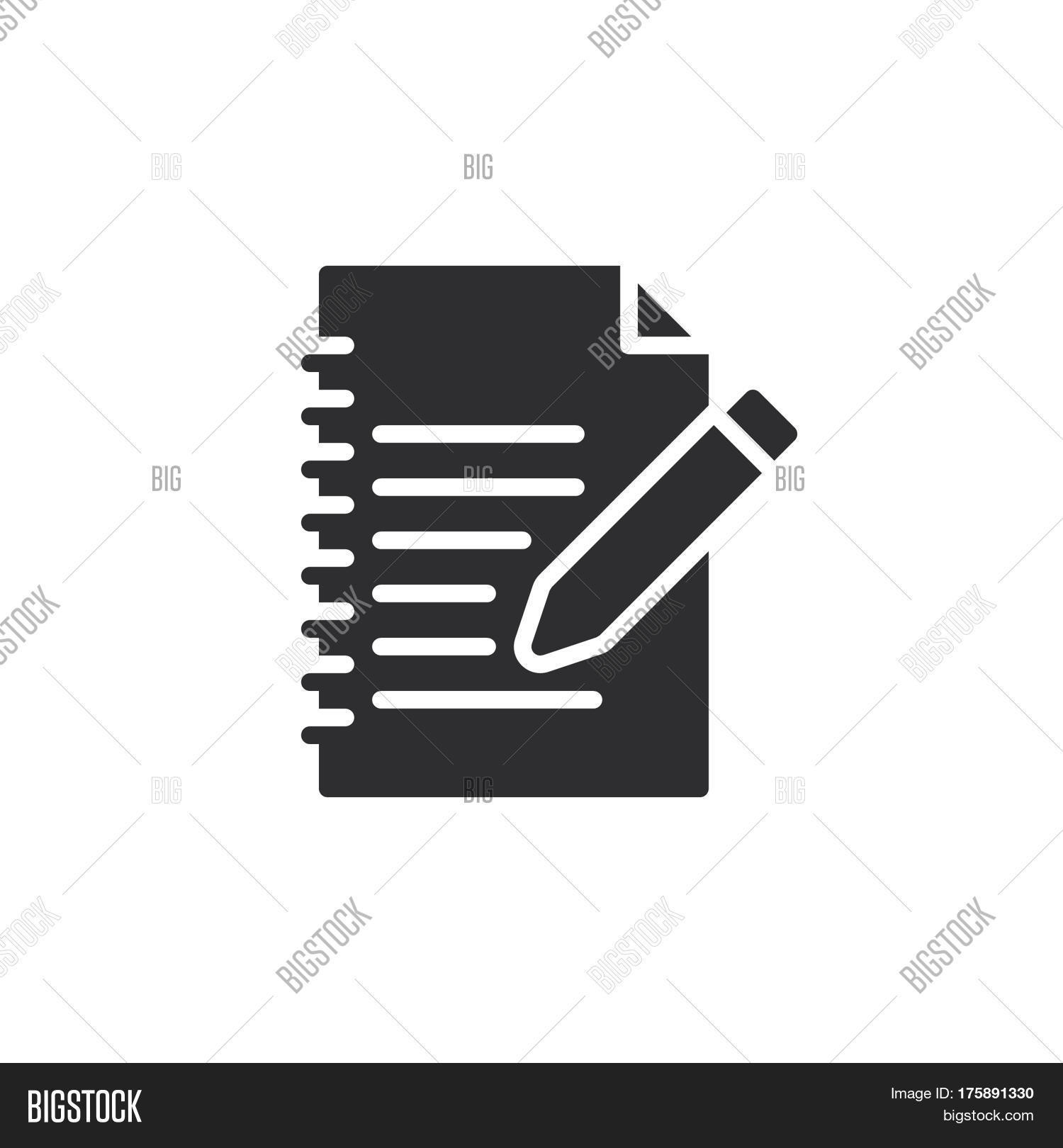 Fill Form Icon Vector Vector & Photo (Free Trial) | Bigstock