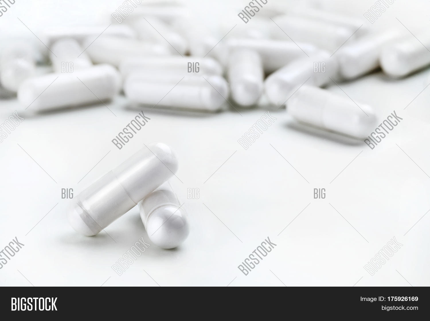 Two White Capsules Image & Photo (Free Trial) Bigstock
