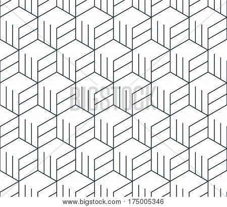 Linear seamless pattern, thin lines. Subtle geometric vector background