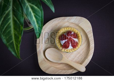 Mini Cookies Tart Strawberry