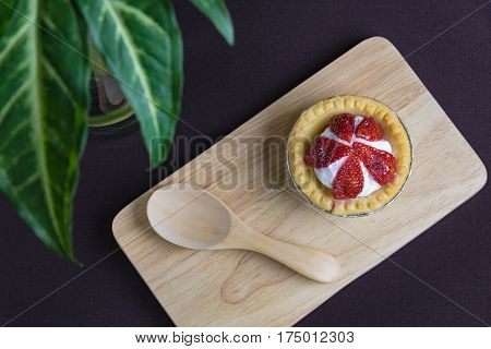 Mini Cookies Tart Strawberry