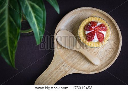 Mini Cookies Tart Strawberry