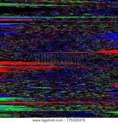Vector Television Noise Background.