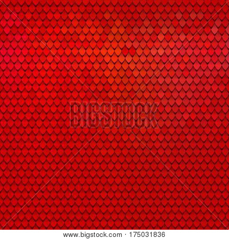 Abstract scale pattern. Roof tiles background. Color squama texture.