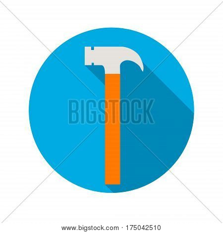 Knocker on blue background with shadow a new vector illustration background