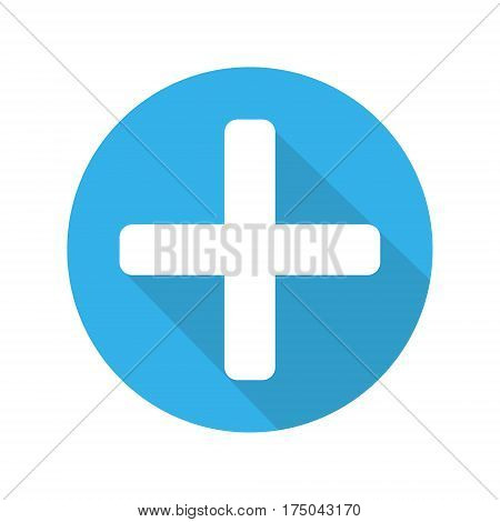 Index plus a blue circle with a shadow