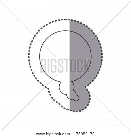 figure bolloons chat bubbles icon, vector illustraction design