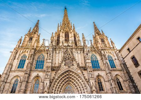 Cathedral Of The Holy Cross And Saint Eulalia - Barcelona Catalonia Spain Europe