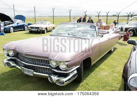 MANCHESTER UNITED KINGDOM - JULY 11 2015: A Cadillac Eldorado classic car. July 2015.