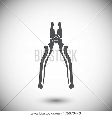 pliers icon stock vector illustration flat design