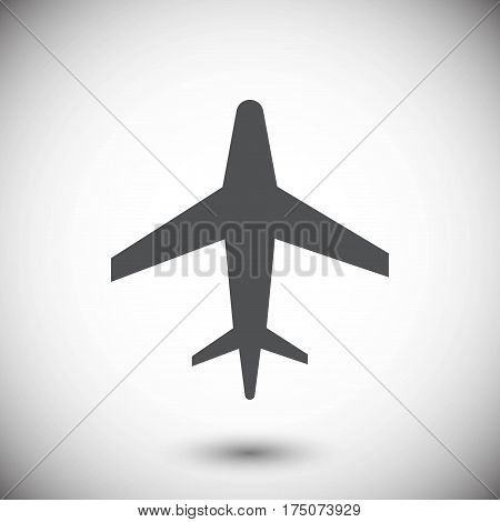 aircraft icon stock vector illustration flat design
