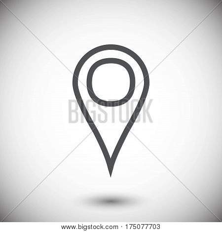 navigation icon stock vector illustration flat design