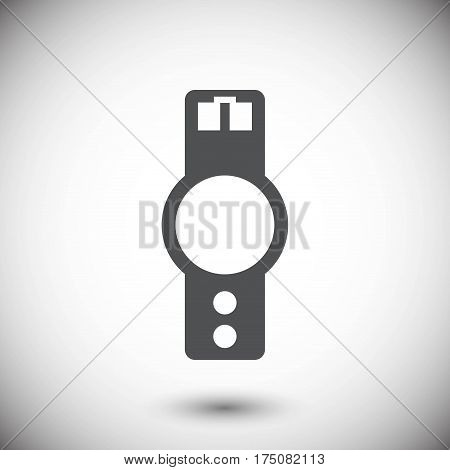 wristwatch icon  stock vector illustration flat design