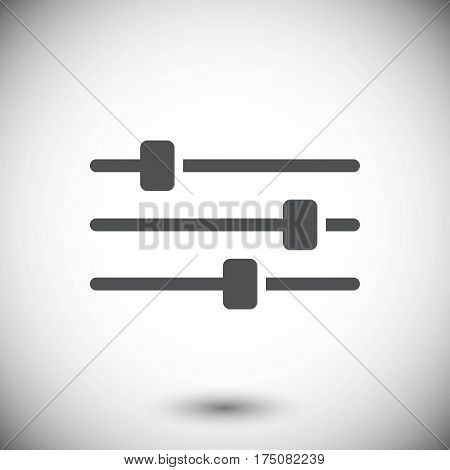 settings icon  stock vector illustration flat design