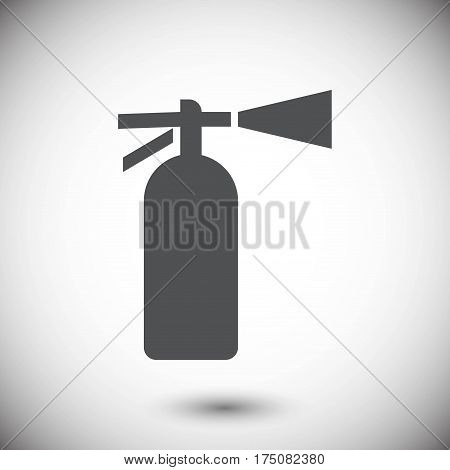 extinguisher icon  stock vector illustration flat design