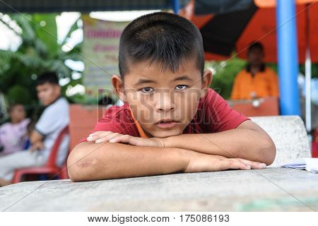 Thai Disability Boy
