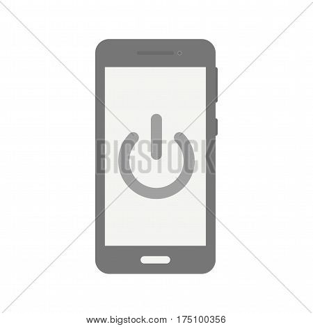 Phone, mode, off icon vector image. Can also be used for smartphone. Suitable for mobile apps, web apps and print media.