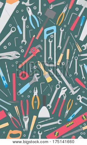 Working tools. Repair and construction tools collection - do it yourself project