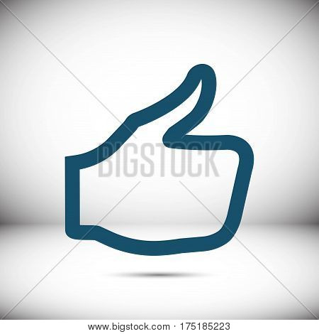 stock vector thumbs up icon vector like icon social network vector icon for app web site etc