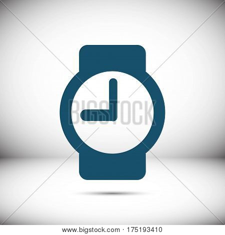 wristwatch icon  stock vector illustration flat design