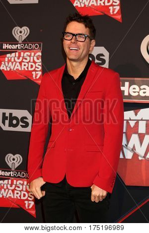 LOS ANGELES - MAR 5:  Bobby Bones at the 2017 iHeart Music Awards at Forum on March 5, 2017 in Los Angeles, CA