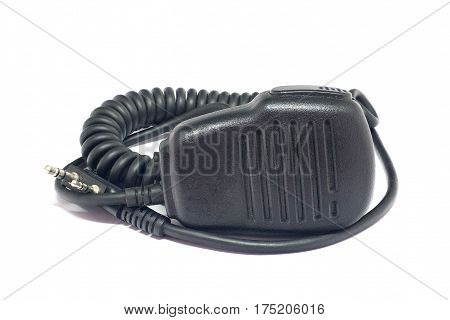 Portable walkies-talkie line push to talk help to radio