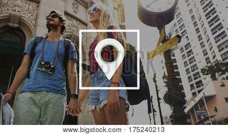 Distance Marker GPS Global Positioning System Destination