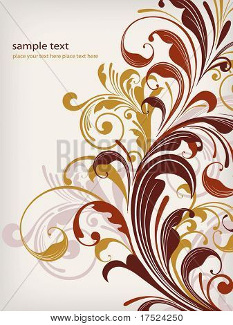 grunge background decorativi floreali