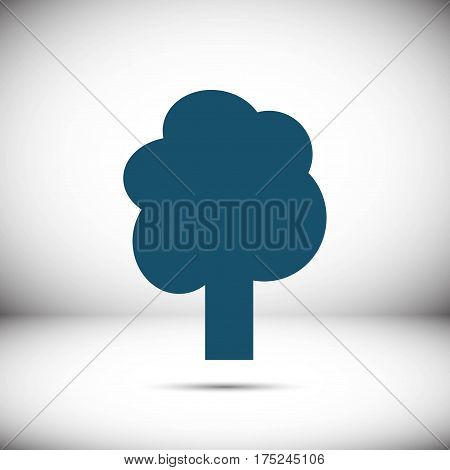tree icon stock vector illustration flat design