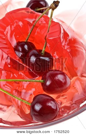 Gelee aus einer Sweet cherry